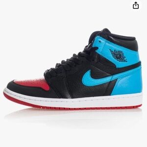 Air Jordan 1’s High Og 'UNC to Chicago' Sneakers 
Red, Blue, & Black